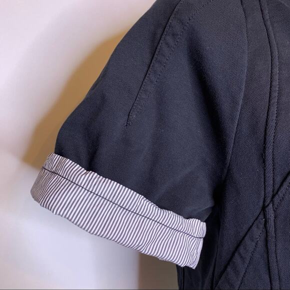 3.1 Phillip Lim black sweatshirt style tunic dress size Extra Small XS - Picture 3 of 14